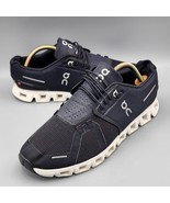 On Cloud 5 Shoes Mens 9.5 Black White Road Running Workout Trainer Lifes... - $49.99