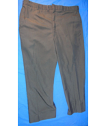 USN US NAVY DSCP MEN'S CLASS 15 BLACK UNIFORM DRESS PANTS TROUSERS 40X26.5 - $27.04