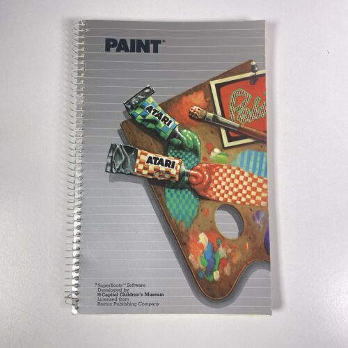 Paint SuperBoots Software How To Manual For Atari Home Computer 1983 Man... - $14.84
