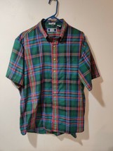 Vintage Sutter &amp; Grant 90s multi color Nor&#39;Easter Plaid Shirt XL - £15.94 GBP