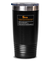 20 oz Tumbler Stainless Steel Insulated Funny Sha Definition Funny Louisiana  - £23.75 GBP