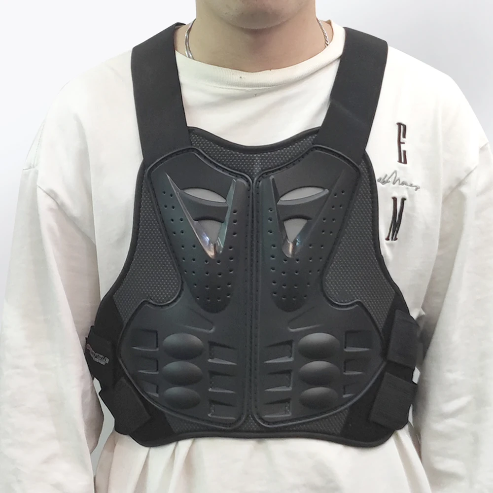 Chest Back Protection Vest Outdoor Driving Motorcycle Dirt Bike Body Armor - £31.55 GBP+