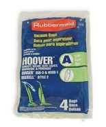 4 Rubbermaid Hoover Vacuum &quot;A&quot; Bags Top Fill Convertible New Sealed - £8.15 GBP