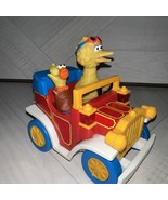 Vintage ILLCO Sesame Street Big Bird Fire Truck Motorized Toy Tested Wor... - £19.34 GBP