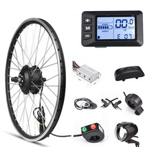 Electric Bike Conversion Kit Front Wheel Motor 350W E Bike Kit 36V Hub Motor 20&quot; - £290.95 GBP