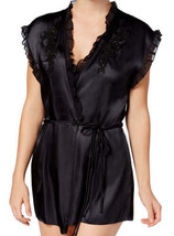 Linea Donatella Womens Pleated Babydoll Wrap Size Large Color Black - £58.99 GBP