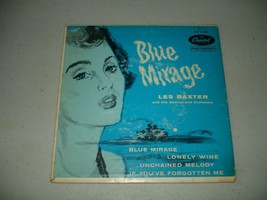 Les Baxter - Blue Mirage (7&quot; EP 45rpm, 1955) Tested, VG/VG - £5.40 GBP