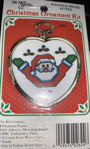 The New Berlin Company Counted Cross Stitch Christmas Ornament Kit 2624 ... - $5.82