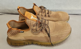 Suadex Brown Steel Toe Mesh Safety Sneaker Work Warehouse Size 12 (A12) - $29.70