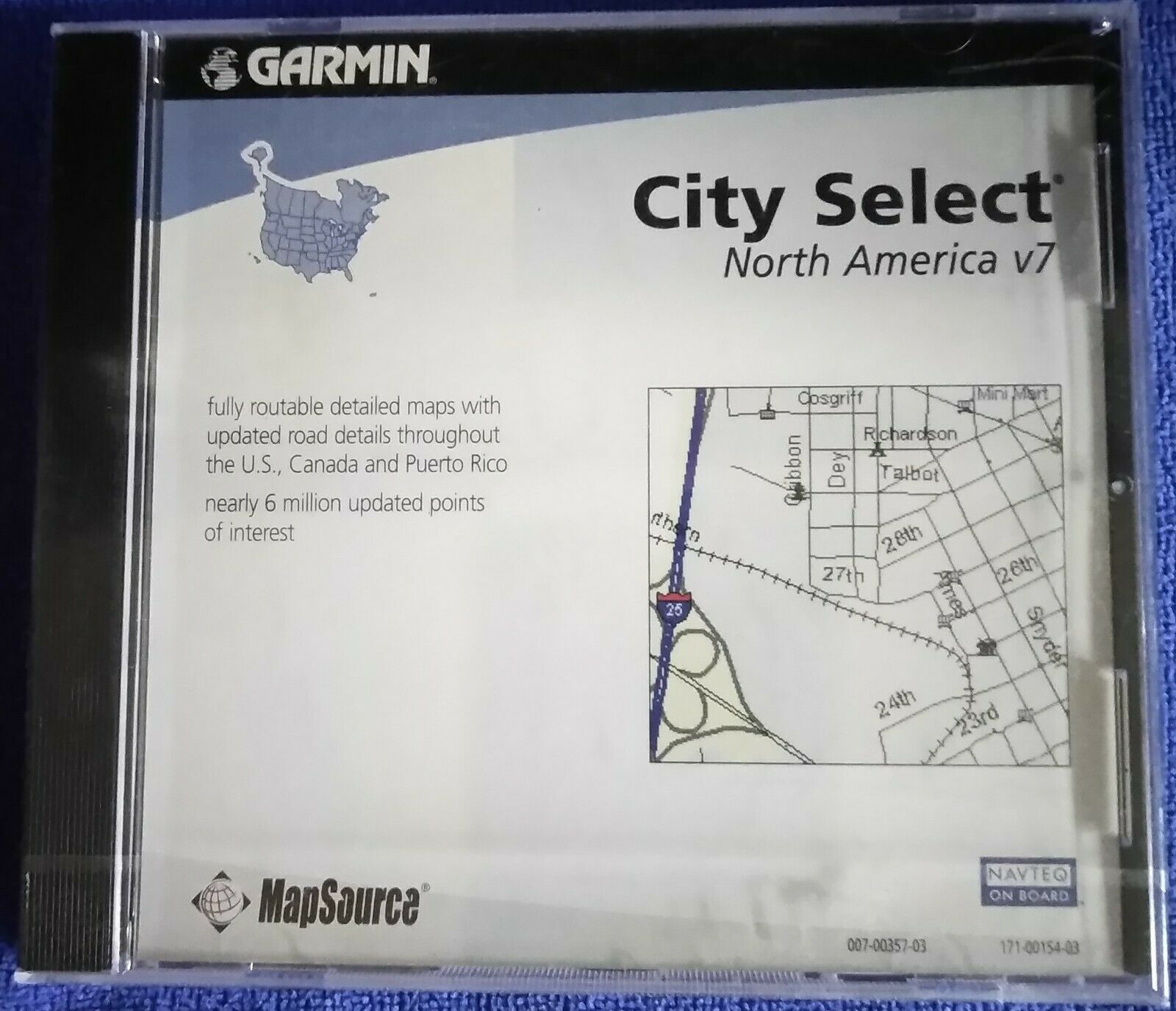 Garmin 2008 City Navigator Map Data for North America v7 NT Sealed NEW - $13.55