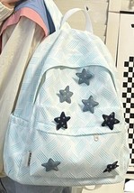 Japanese Kawaii Sweet Satr Schoolbags All Match Y2k Aesthetic Women Bags Preppy  - £62.68 GBP