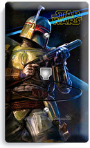 Star Wars Boba Fett Galaxy Bounty Hunter Phone Telephone Wall Plate Cover Decor - £8.47 GBP