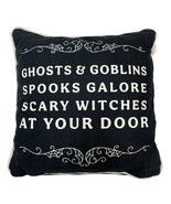 Ghosts Goblins  Decorative Throw Pillow by Full Moon Home Black  20 x 20 - £33.07 GBP