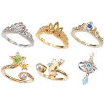 Disney Store Japan My Treasure Ring Kawaii Crystal Tiara Princess Crown ... - £19.58 GBP+