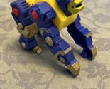 Bandai Vintage Robot Monkey ape plastic Transformer figure blue yellow - £11.81 GBP