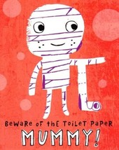 Greeting Halloween Card Grandson &quot;Beware of the Toilet Paper Mummy!&quot; - £1.20 GBP