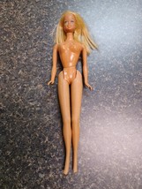 Vtg Barbie Doll Mattel 1966 Taiwan Twist &amp; Turn Blonde Bendable Legs No Click - £23.34 GBP