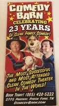 Comedy Barn 23 Years Brochure Pigeon Forge Tennessee BR15 - £5.44 GBP