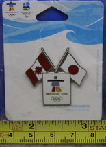 2010 Dual Flag Japan and Canada Vancouver Winter Olympics Collectible Pin - £11.60 GBP