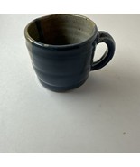 Studio Pottery Hand Thrown Glazed Mug Rich Colors Signed By Artist - $14.99