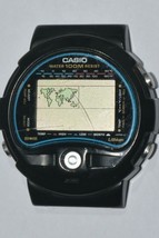 Vintage CASIO 815 TS-100 Thermo World Time Digital Watch For Repair OR P... - $29.65