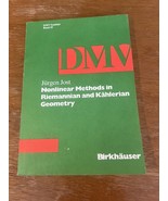 Nonlinear Methods In Riemannian &amp; Kahlerian Geometry DMV Seminar 1988 Pa... - $550.37 MXN