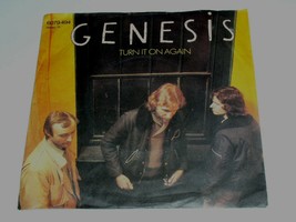 Genesis Turn It On Again 45 Rpm Record German Import Famous Charisma Label - £27.93 GBP