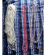 47 Multi-Color Mardi Gras Beads Necklaces - $8.60