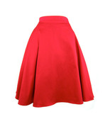 Rockabilly Red Full Circle Skirt - £31.41 GBP