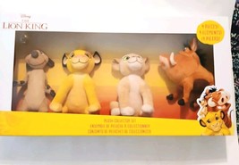 Disney Just Play The Lion King Plush Collector Set Of 4 NIB - $55.00