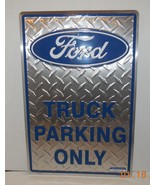 Ford Truck Parking Only 18&quot; x 12&quot; Sign Automotive Man Cave Decor - $35.85 CAD