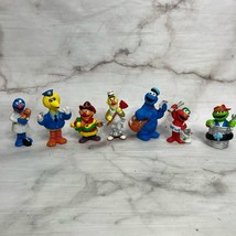 Vintage Enesco Sesame Street Neighborhood Figurines Complete Elmo Cookie Grouch  - £117.29 GBP