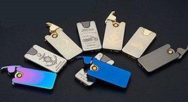 Metal Ultrathin Electric Arc Windproof USB Lighter - One Lighter with Ra... - $8.90