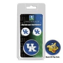 Kentucky Wildcats Flip Coin and 2 Golf Ball Marker Pack - £11.25 GBP