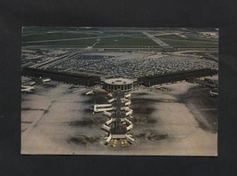 Vintage Postcard Aerial Air View OHare Airport Chicago Illinois Airplanes - £3.95 GBP