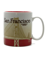 2009 Starbucks Mug Coffee San Francisco Cup Golden Gate Bridge Global Icon  - £44.09 GBP