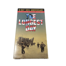The Longest Day - D-Day 50th Anniverary - Color Version  (VHS)  - £5.45 GBP
