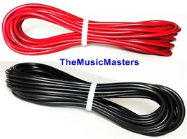 16 Gauge 25&#39; ft each Red Black Auto PRIMARY WIRE 12V Auto Wiring Car Pow... - $12.34
