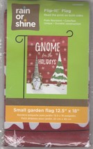 Gnome for the Holidays Garden Flag 2416886 Snow Porch Rain or Shine 12.5... - £6.25 GBP
