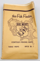 1977 Lake Powell Big Mert Bass Kings Fish Finder Contour Fishing Map 36&quot;... - $15.79