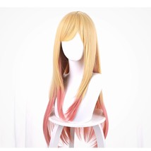 My Dress-Up Darling Marin Kitagawa cosplay wig, Gold Gradient to pink cosplay  - £61.01 GBP