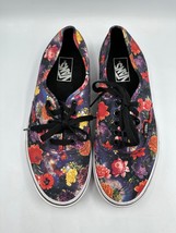 Vans Floral Cosmic Galaxy Sneakers Women’s Sz 10 Men’s 8.5 Skater Flowers - £18.84 GBP