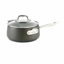 All-Clad HA1 Hard Anodized Nonstick Sauce Pan 3.5 Quart Induction Oven Safe 350F - $58.79