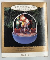 Hallmark Keepsake Magic Home On the Range Light Motion Music Cowboy Ornament  - £6.89 GBP