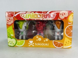 New! 3 Pack - Tokidoki Unicorno Sweet Fruits Apple Orange Watermelon - £23.42 GBP