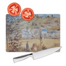 Woman Field Cow : Gift Cutting Board Famous Oil Painting Art Artist Painter - £23.31 GBP