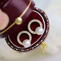 Music circus Freshwater Pearls Earrings H20225602 - £35.97 GBP