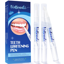 Teeth Whitening Pen (3 Pcs), 30+ Uses, Effective, Painless, No Sensitivity, Trav - £19.69 GBP