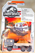 2018 Matchbox Jurassic World 1/18 Off Road Rescue Rig Dark Green-Gray w/Gray Sp - £7.08 GBP