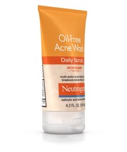 Neutrogena Acne Wash Daily Scrub 4.2 Ounce (124ml) (Pack of 3) - $54.99